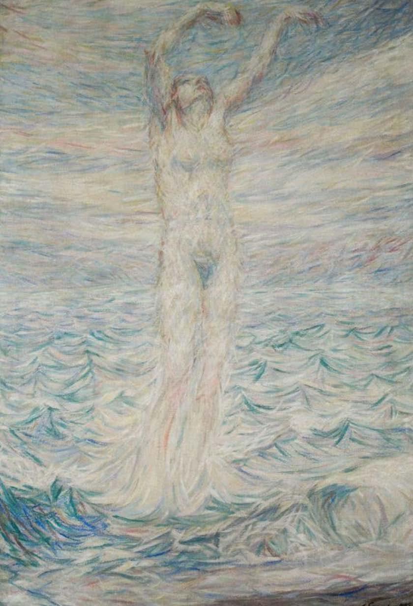 Giuseppe Cominetti (1882-1930) Venus (Nascita di Venere), Parigi, 1913 Olio su tela, 196x134cm. Archivio Giuseppe Cominetti